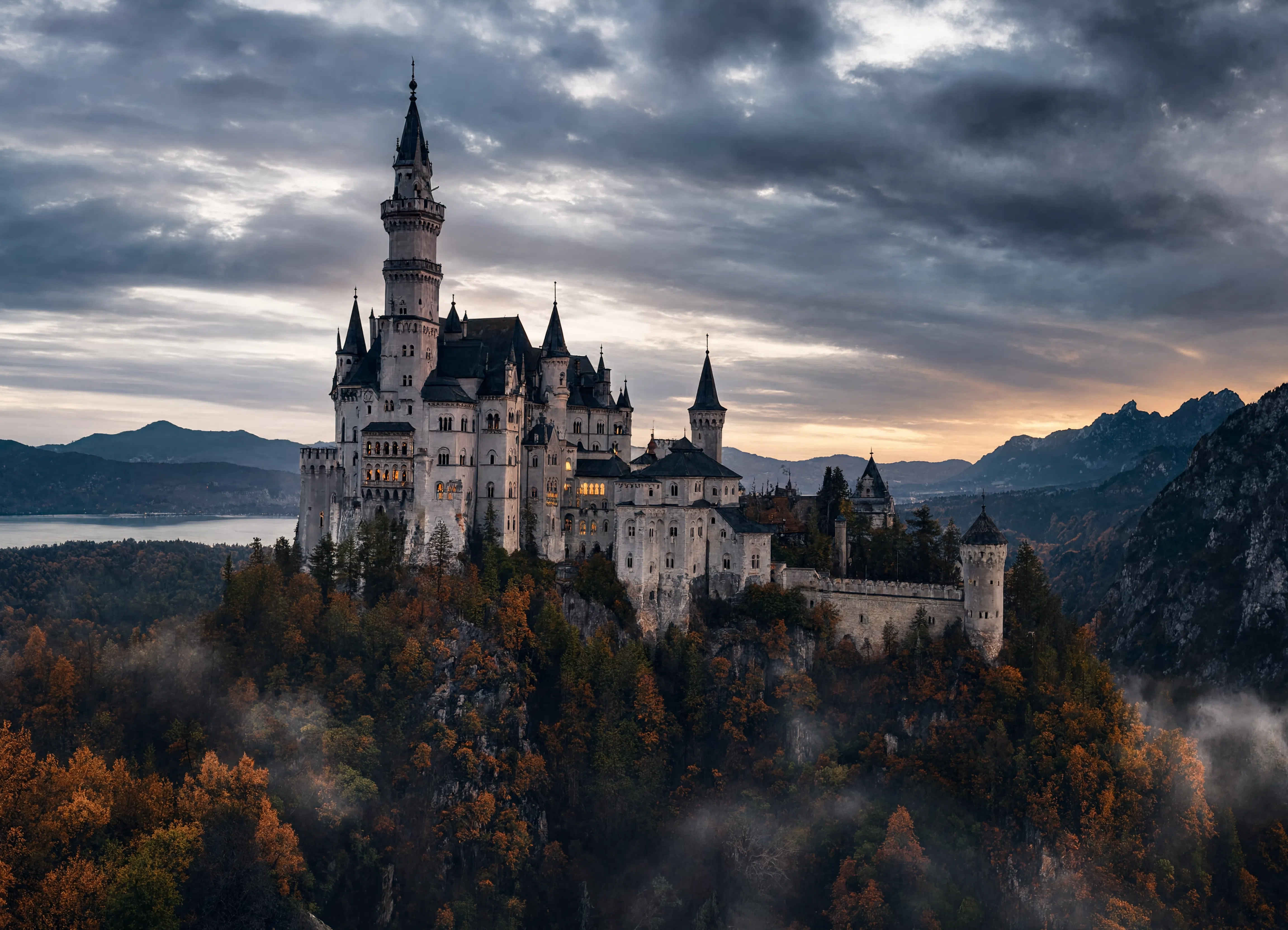 Schloss Neuschwanstein — das Märchenschloss der Bayerischen Alpen